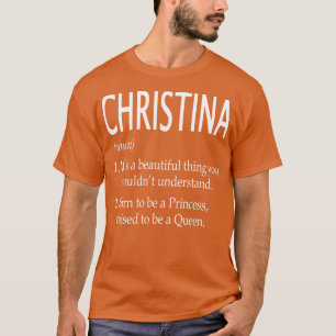Camiseta Christina Name Gift 67
