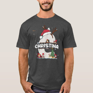 Camiseta Christina Navidades Shirt w Christina Name por div