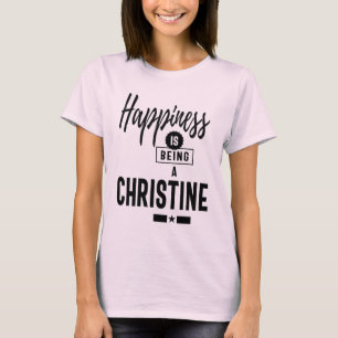 Camiseta Christine Nombre personalizado Regalo de cumpleaño