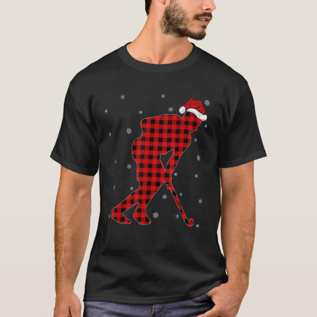 Camiseta Christm de hockey sobre hierba de la familia de la (Anverso)