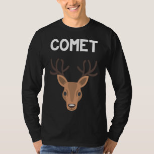 Camiseta Christm, grupo familiar de cometa Santa Reindeer