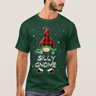 Camiseta Christma de la familia de juego de búfalo de Gnome