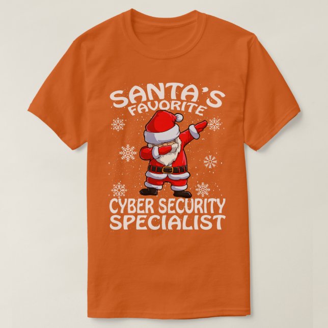 Camiseta Christma, especialista en ciberseguridad favorita  (Diseño del anverso)