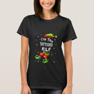 Camiseta Christma, grupo familiar de parejas de elfo tattoo