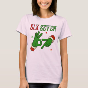 Camiseta Christmas 67 Divertida Meme Gen Z Seis Si