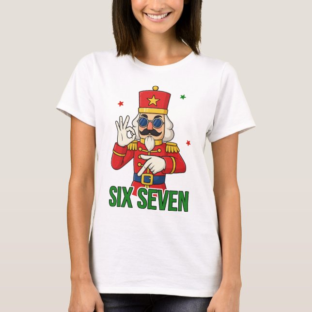 Camiseta Christmas 67 divertida números Meme vacac (Anverso)