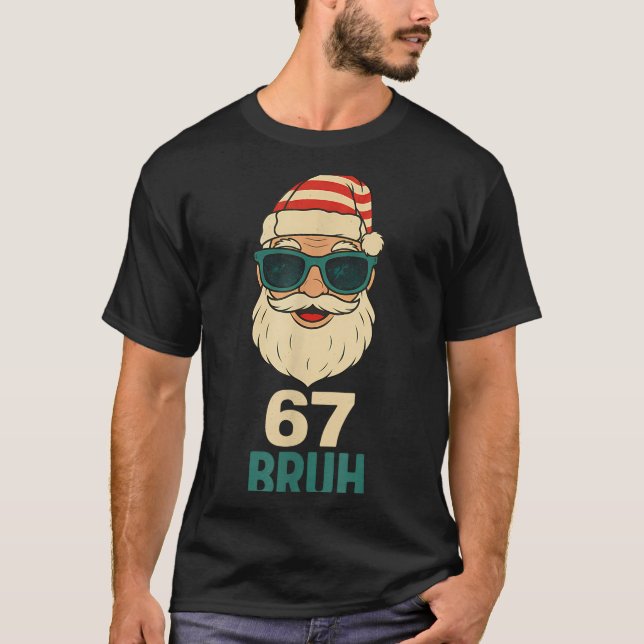 Camiseta Christmas 67 Meme Design Funny Six Seven Hands 6 7 (Anverso)