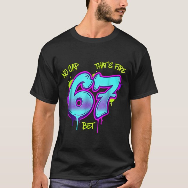 Camiseta Christmas 67 Meme Design Funny Six Seven Hands 6 7 (Anverso)