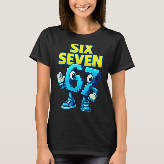 Camiseta Christmas 67 Meme Design Funny Six Seven Hands 6 7 (Anverso)
