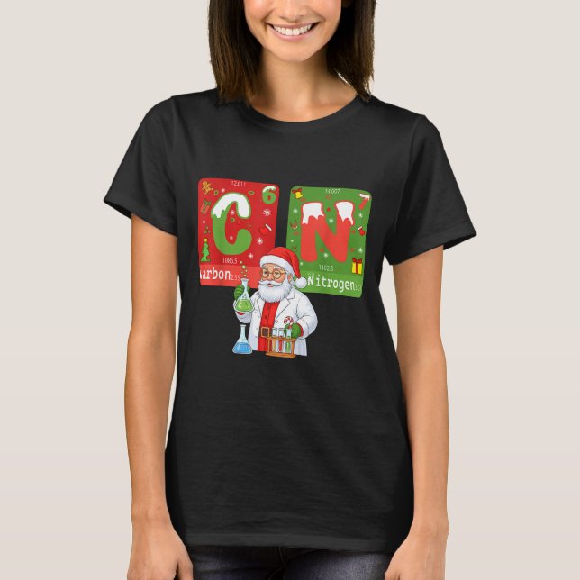 Camiseta Christmas 67 Meme Science Chemistry Humor Periodic (Anverso)