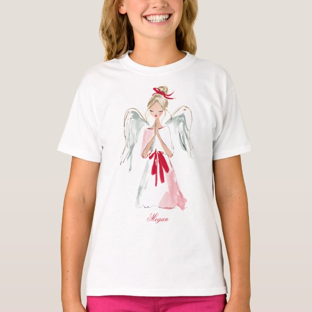 Camiseta Christmas Angel Kid's (Anverso)