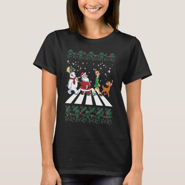 Camiseta Christmas Arbey Road  Christmas (Anverso)