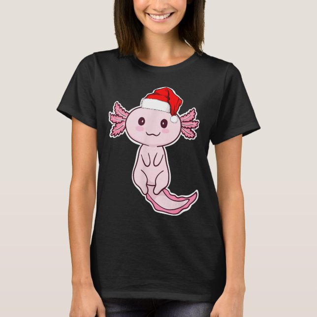 Camiseta Christmas Axolotl  (Anverso)