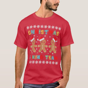 Camiseta Christmas Baking Team Gingerbread Men with Xmas Ha