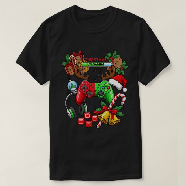 Camiseta Christmas Basic Dark T-Shirt (Diseño del anverso)