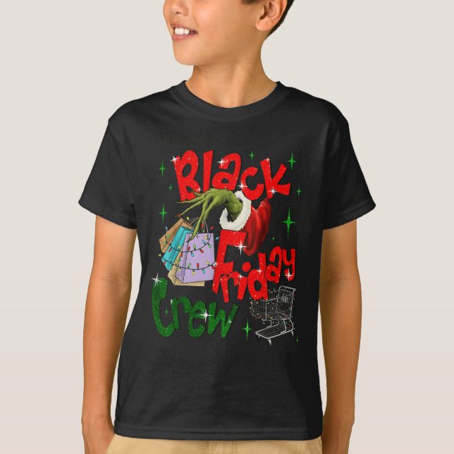 Camiseta Christmas Black Shopng Family Funny Friday Shopng  (Anverso)
