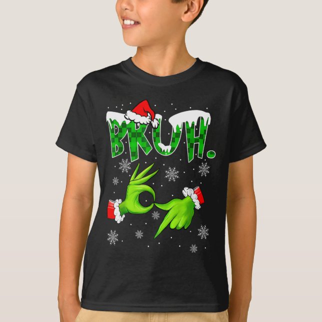 Camiseta Christmas Bruh 67 Six Seven 6 7 Meme  (Anverso)