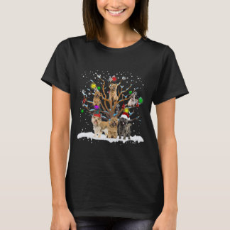 Camiseta Christmas Cairn Terrier On Tree Funny