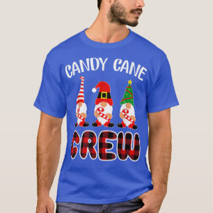 Camiseta Christmas Candy Cane Crew Funny Christmas Candy Ca