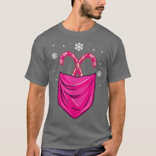 Camiseta Christmas Candy Cane In Pocket Christmas Candy 384