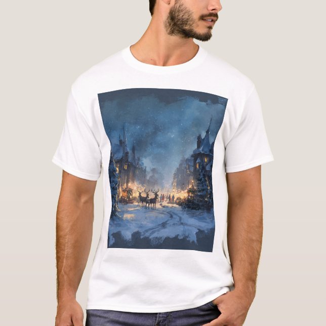 Camiseta Christmas Celebration in Town (Anverso)