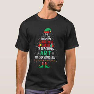 Camiseta Christmas Cheer Is Teaching Santa Elf Teacher Grou