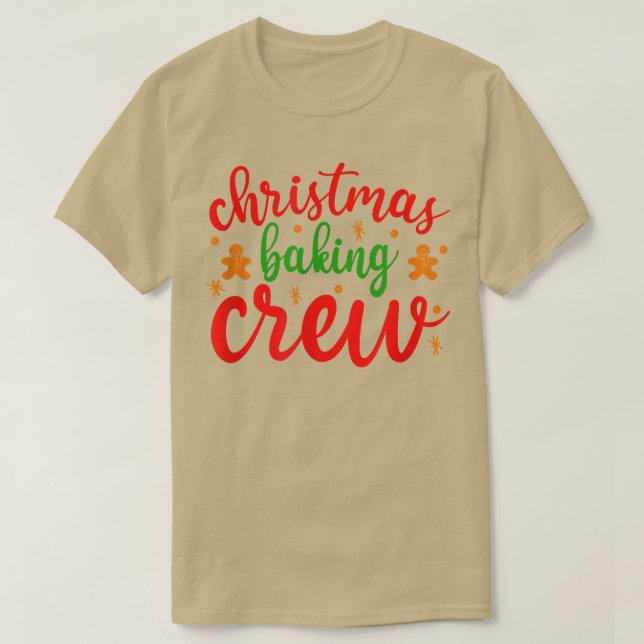 Camiseta Christmas Cookie Baking Crew 900 (Diseño del anverso)