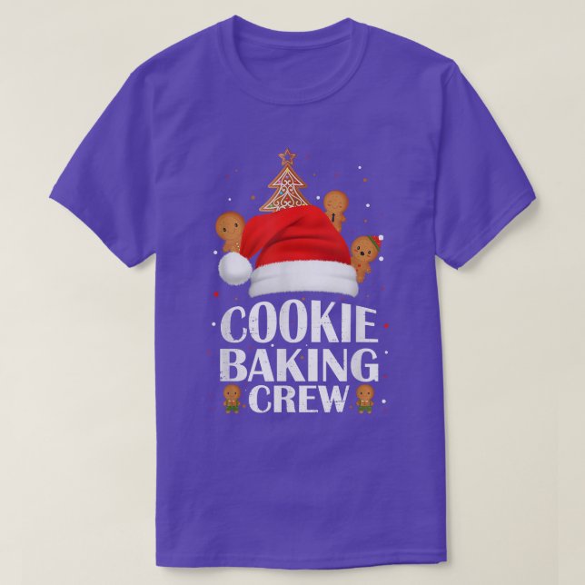 Camiseta Christmas Cookie Baking Crew Bakers Xmas Cookie Ec (Diseño del anverso)