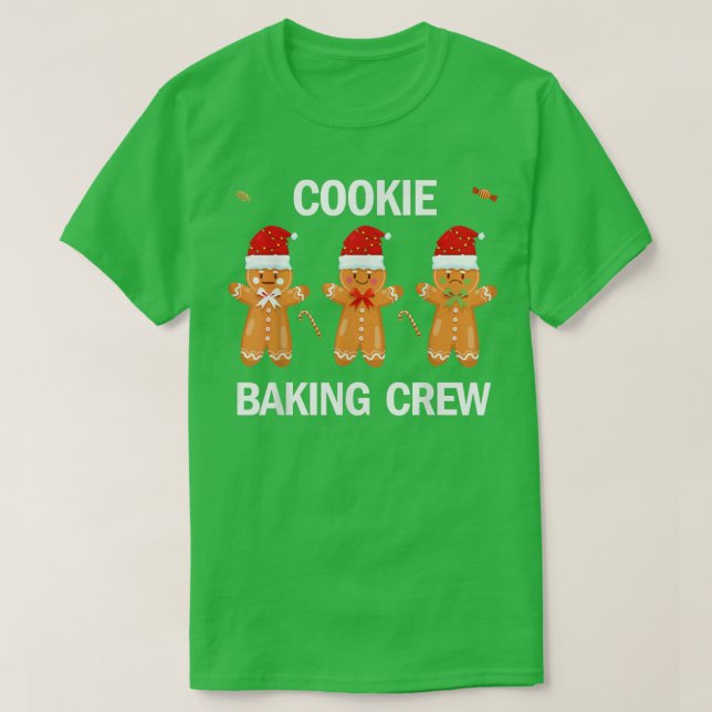 Camiseta Christmas cookie baking crew Baking Team Funny Chr (Diseño del anverso)