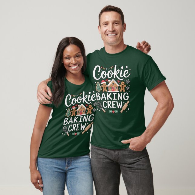 Camiseta Christmas "Cookie Baking Crew" Basic T-Shirt (Unisexo)