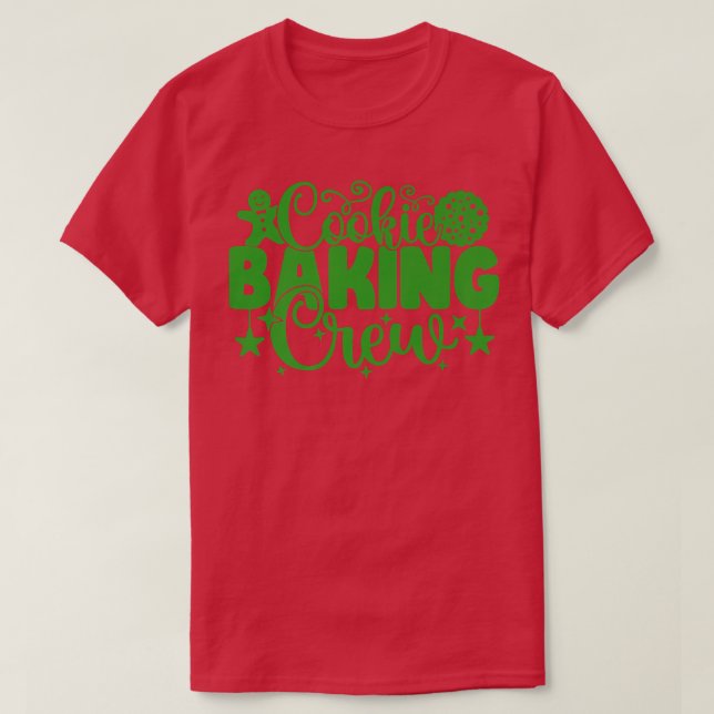 Camiseta Christmas Cookie Baking Crew Family Christmas Holi (Diseño del anverso)