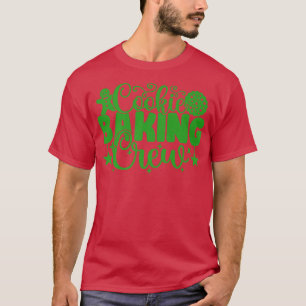 Camiseta Christmas Cookie Baking Crew Family Christmas Holi