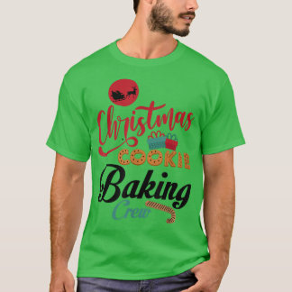 Camiseta Christmas Cookie Baking Crew Gingerbread Team Sant