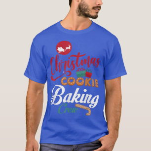 Camiseta Christmas Cookie Baking Crew Gingerbread Team Sant