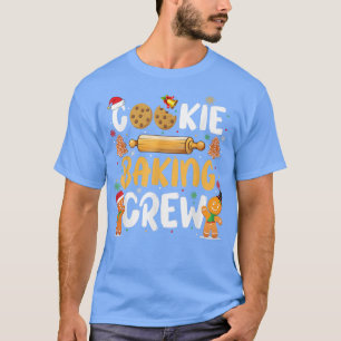 Camiseta Christmas Cookie Baking Crew Kids Funny Pajamas Fa