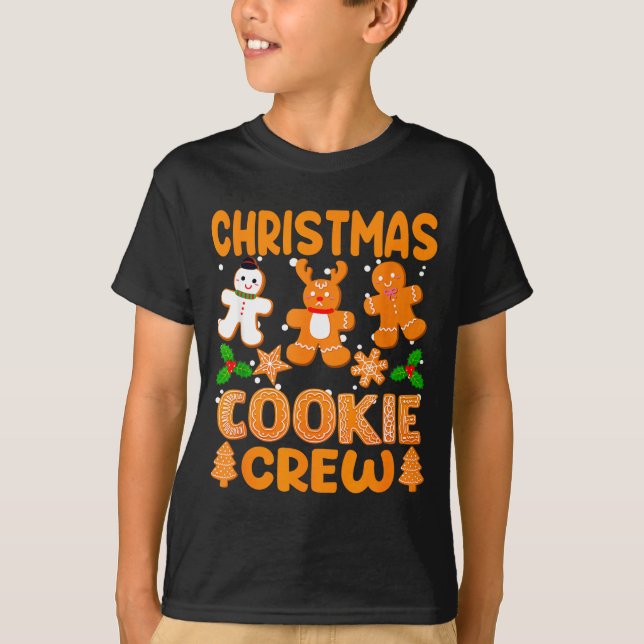 Camiseta Christmas Cookie Crew Baking Team New Xmas Bakers  (Anverso)