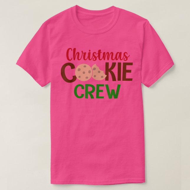 Camiseta Christmas Cookie Crew, Christmas Baking, Matching  (Diseño del anverso)