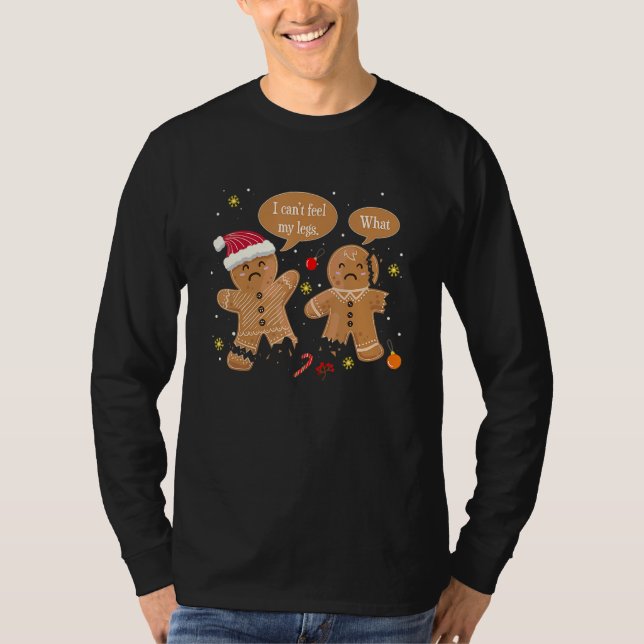 Camiseta Christmas Cookie Gingerbread Oh Snap Baking Team B (Anverso)