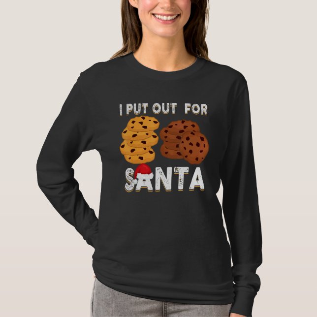 Camiseta Christmas Cookies  I Put Out For Santa Xmas Pajama (Anverso)