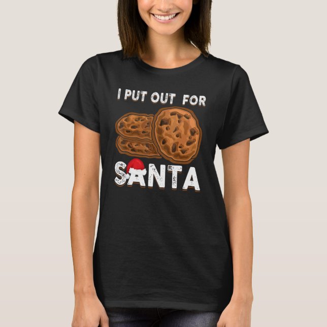 Camiseta Christmas Cookies  I Put Out For Santa Xmas Pajama (Anverso)