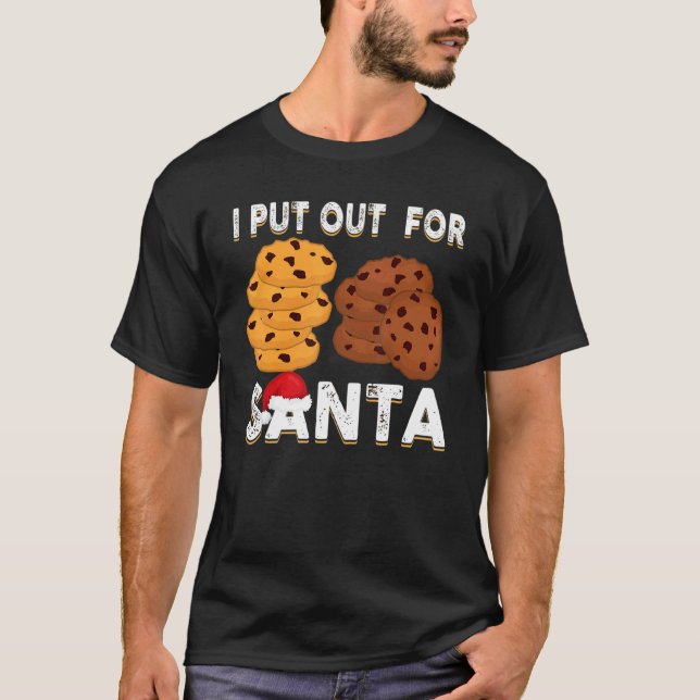 Camiseta Christmas Cookies  I Put Out For Santa Xmas Pajama (Anverso)