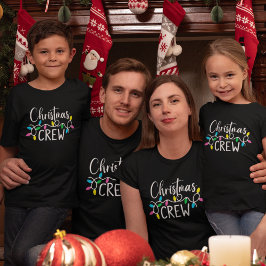 Camiseta Christmas Crew Funny Family Christmas