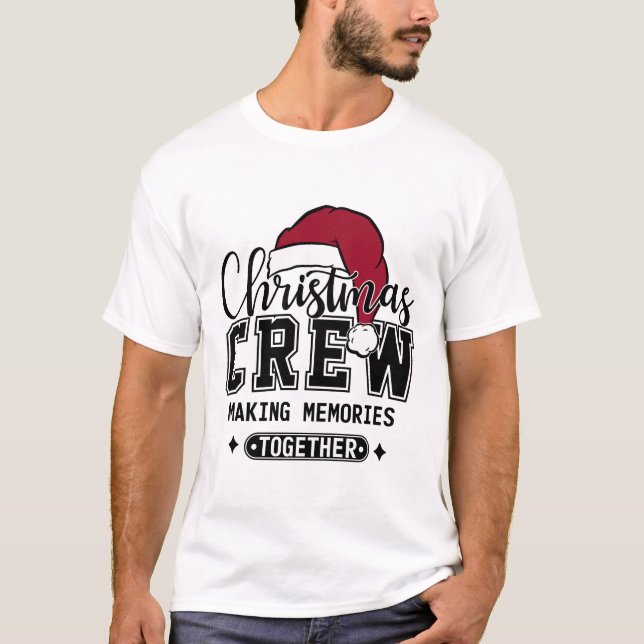 Camiseta Christmas Crew Holiday Memories (Anverso)