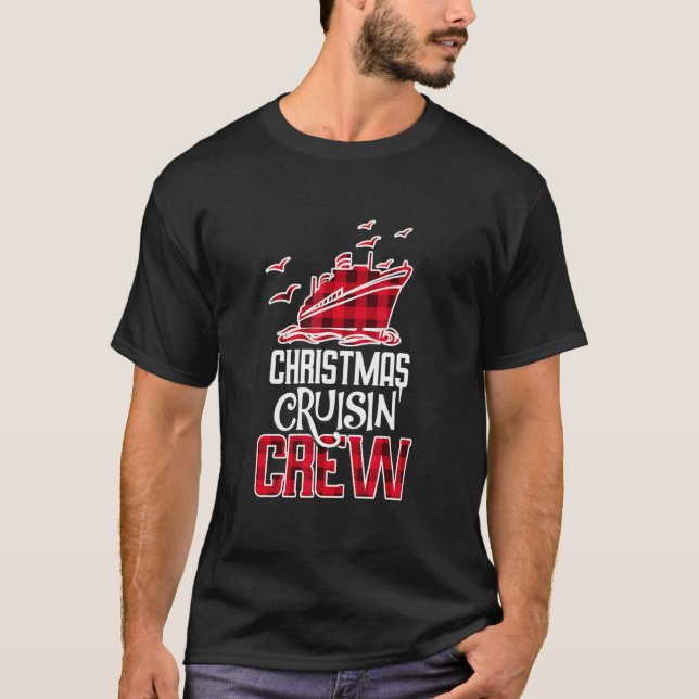 Camiseta Christmas Cruisin Crew Cruise Matching Family Paja (Anverso)