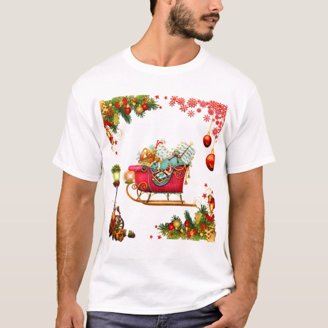 Camiseta Christmas Elements (Anverso)