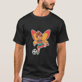 Camiseta Christmas Fairy Playing Soccer