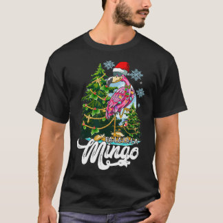 Camiseta Christmas FaLaLa Mingo Flamingo With Cute Christma