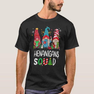 Camiseta Christmas family gnome Shenanigans Squad matching