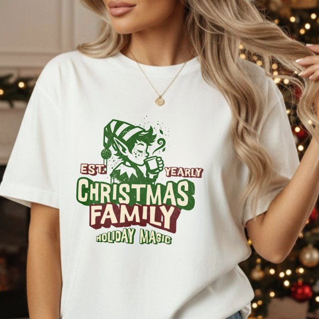Camiseta Christmas Family Holiday Magic (Subido por el creador)