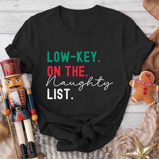 Camiseta Christmas Family Matching Funny Naughty List Gen Z (Subido por el creador)